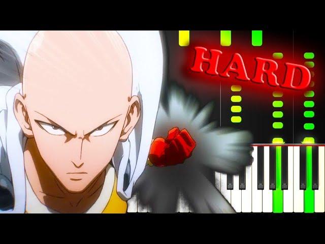 ONE PUNCH MAN - OPENING SONG - Piano Tutorial