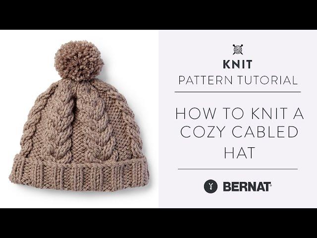 Knit a Cozy Hat with Beautiful Braided Cables | Knitting Pattern Tutorial |