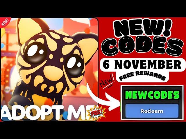 ️NOVEMBER UPDATE️ ALL WORKING CODES FOR ADOPT ME IN NOVEMBER 2024! ROBLOX ADOPT ME CODES