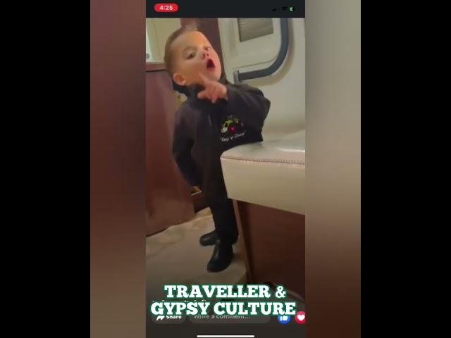 little Traveller Boy vexed at father  - (Relatable Traveller and Gypsy Culture)