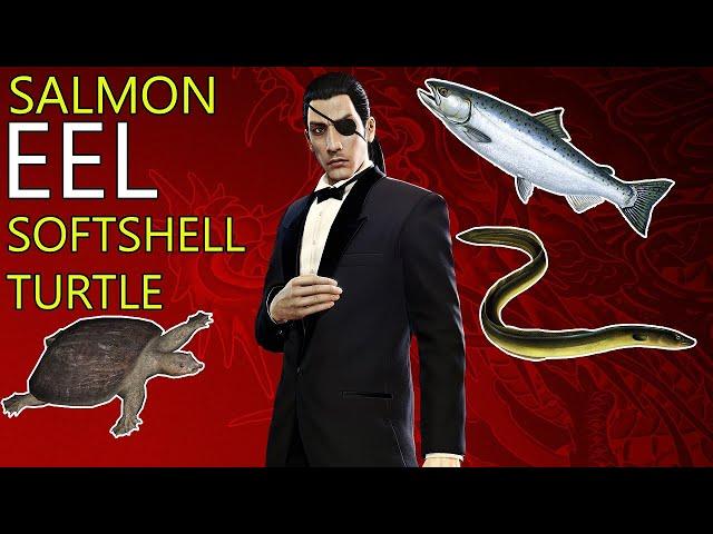 Yakuza 0: Salmon, Softshell Turtle & Eel GUIDE!