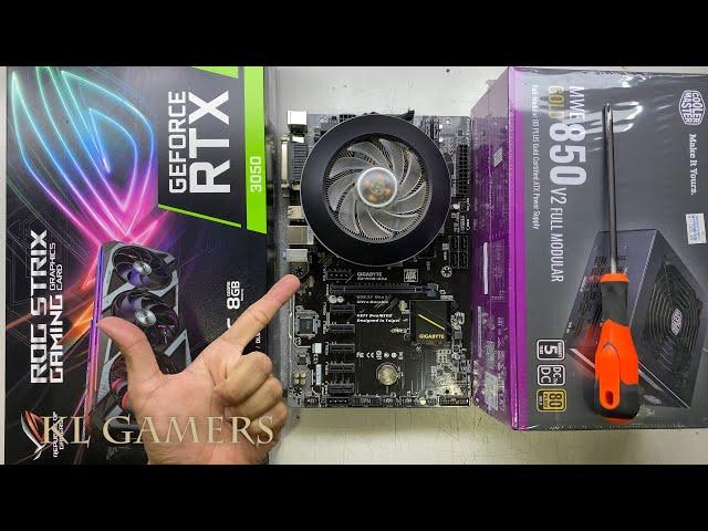 intel Core i7 7700K GIGABYTE H110-D3A ASUS ROG STRIX RTX3050 Gaming PC Build