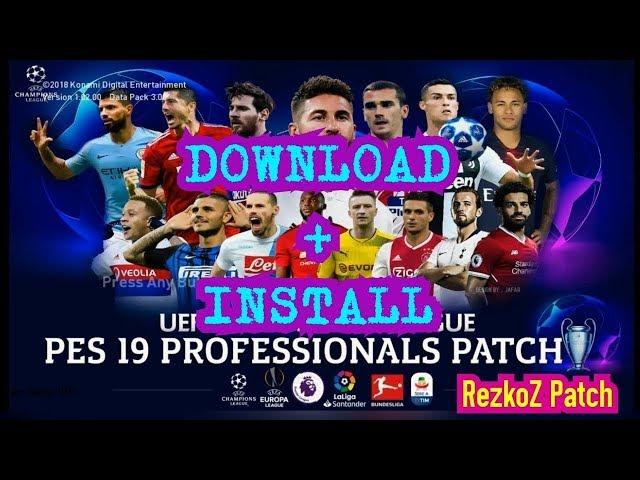 PES 2019 | Professionals Patch V1 Season 2018/2019