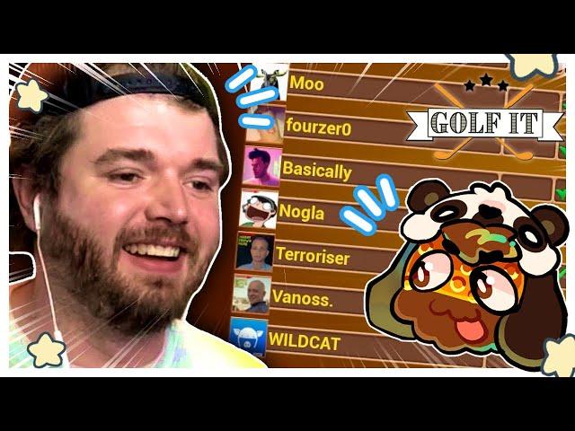 A classic Golf It cancer course made the boys rage!