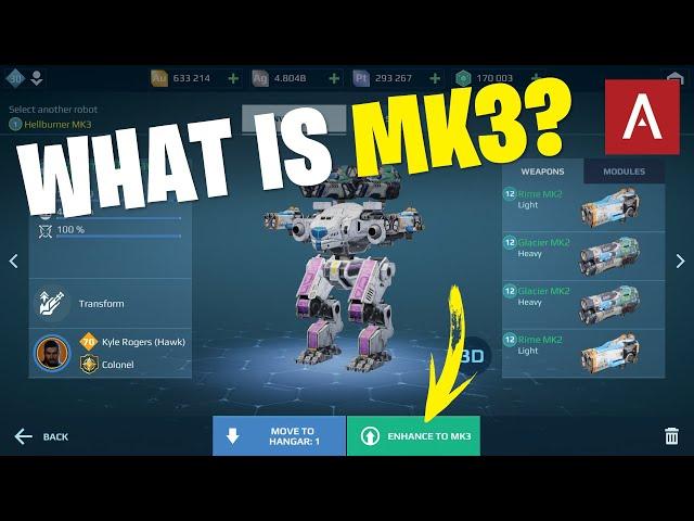 War Robots: MK3 Upgrade Explained + MK3 Robots & Weapons Gameplay WR