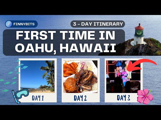 OAHU, HAWAII 3 DAY TRAVEL ITINERARY: MUST see, eat, do 2024 | Part 1 | FinnyBits