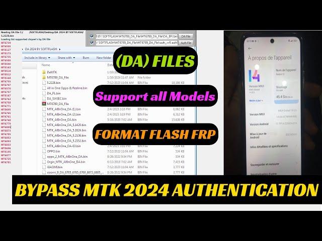 Mediatek Flash Format All Chipset V2 2024 | MTK auth bypass tool | disable DA file (or auth)