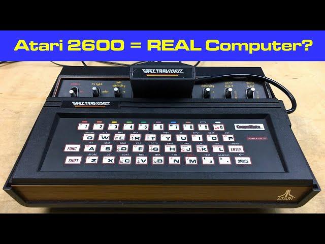 I turned my Atari 2600 into a REAL COMPUTER with a SpectraVideo CompuMate