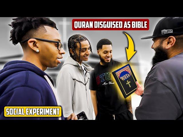 The Quran DISGUISED as The Bible! *SOCIAL EXPERIMENT*