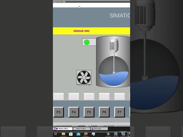 HMI in Tia Portal #automation #siemens #electricalengineering