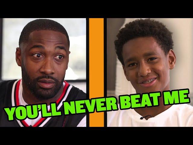 Father/Son Interview: Gilbert Arenas Talks Trash to Son, Alijah Arenas