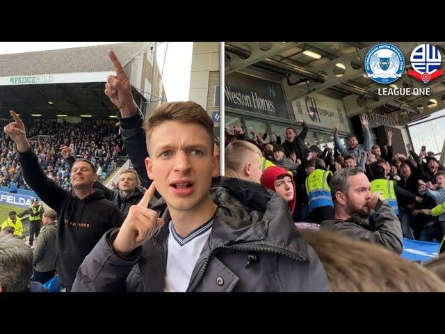 Fans Sing "THOGDEN WHAT'S THE SCORE" as Bolton Miss Promotion