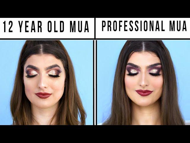 12 Year Old Makeup Artist Vs. Professional Makeup Artist