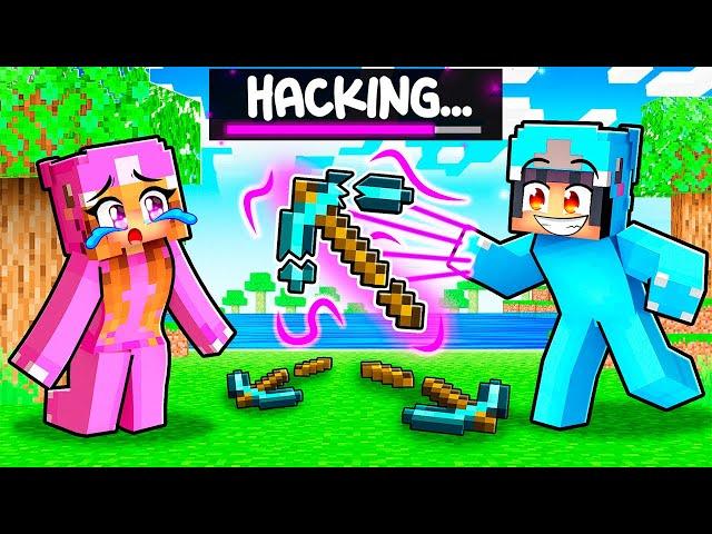 Playing As A Friendly HACKER in Minecraft!