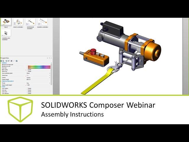 SOLIDWORKS Composer Webinar - Assembly Instructions