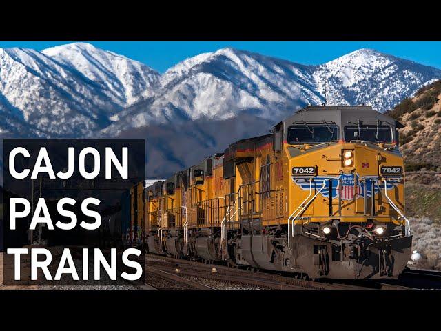 1 Hour of Extreme Freight Trains on the Cajon Pass