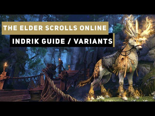 The Elder Scrolls Online | Indrik Mount Guide | How to get all the Variants