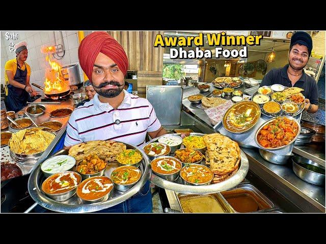 Punjabi 229/- Value 4 Money Dhaba Street Food India | HEAVY WEIGHT Thali