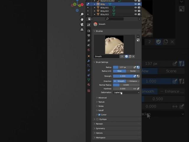 blender topology smooth #blender #3dcharacter #blendertutorial #blenderustad