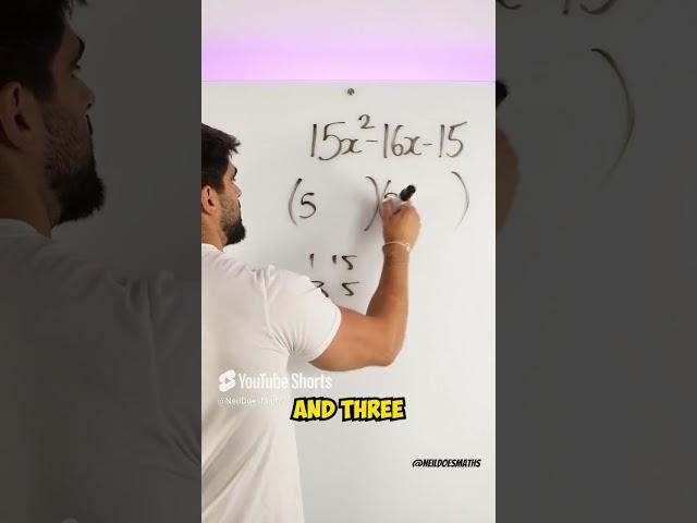 Do You Know How To Factorise This?    PART 1