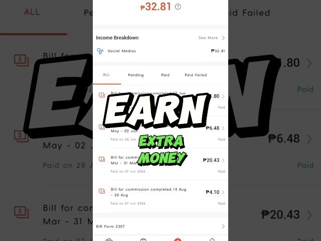 Earn extra Money with Shopee Affiliate Program #affiliatemarketing #shopee