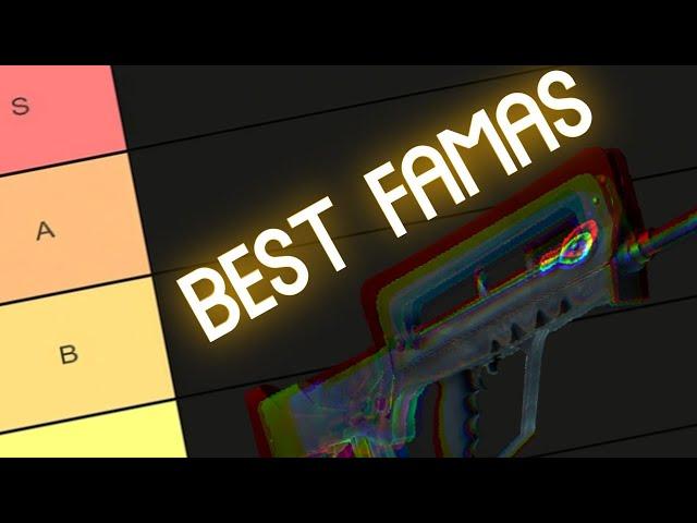 The Best FAMAS Skins (CSGO FAMAS Tierlist)