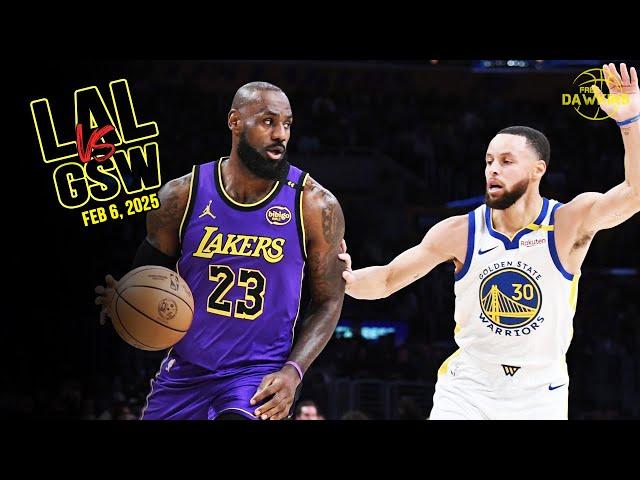 Los Angeles Lakers Full Team Highlights vs Warriors | Feb 6, 2025 | FreeDawkins