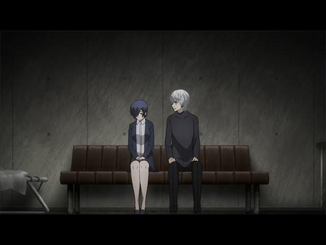 Kaneki finds out Touka is pregnant Tokyo Ghoul [Rus Dub]