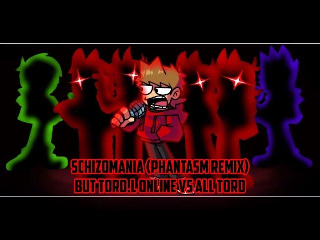 "Who Are You All?" Schizomania (Phantasm Remix) But Tord.L Online vs All Tord