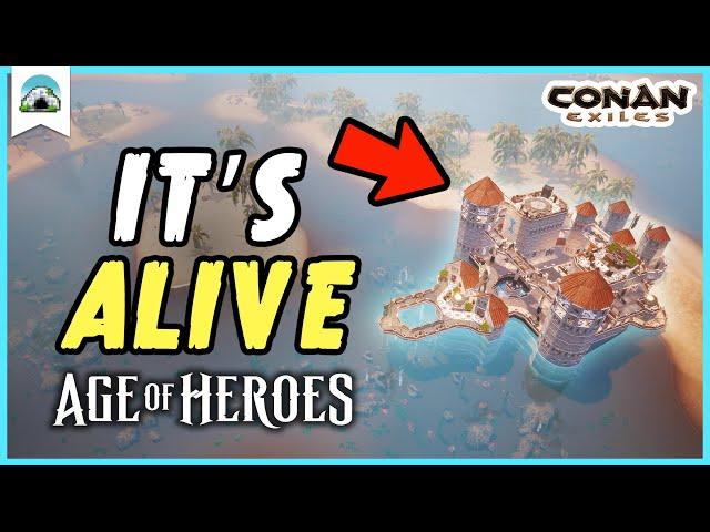 Age of Heroes Preview – LIVING SETTLEMENT & COMPANIONS | Conan Exiles