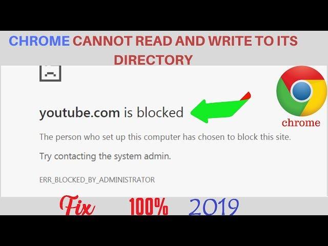 Google Chrome can't read & write its data directory PROBLEM FIX 100% 2019(বাংলায় এই প্রথম সমাধান)