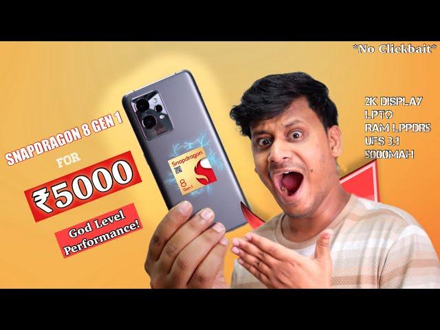 Cheapest Snapdragon 8 Gen 1 Smartphone at ₹5,000 in 2025 - BGMI KING *NO CLICKBAIT*