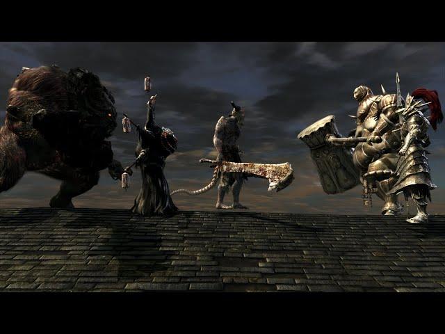 Bosses vs Ornstein and Smough - Dark Souls Remastered