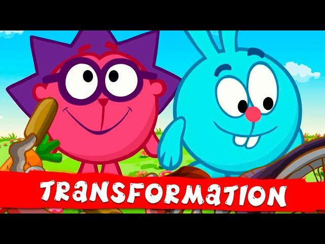 KikoRiki 2D | Best episodes about Transformation | Cartoon for Kids