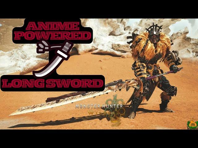 Monster Hunter Wilds The Anime Powered Long Sword