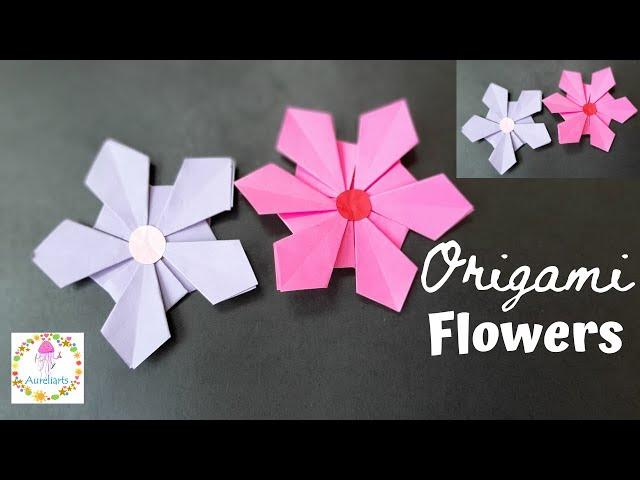 Origami Flower | How to make Origami Flowers | Aureliarts