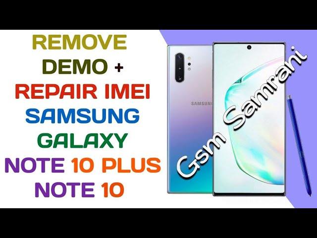 Remove Retail DEMO Samsung Note 10 Plus N975X | Repair IMEI Samsung Note 10 Plus N975F |Note 20 | 21