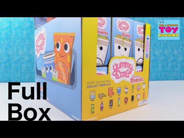 Yummy World Gourmet Snacks Kidrobot Full Box Figure Opening | PSToyReviews