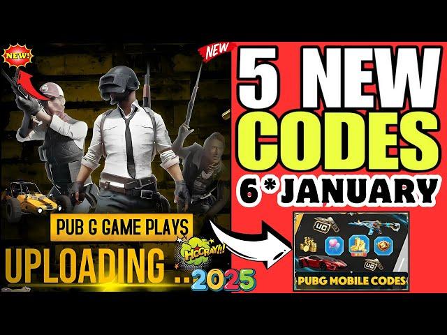 TODAY NEW REDEEM CODE PUBG MOBILE ! LATEST REDEEM CODES REWARDS | PUBG REDEEM CODE TODAY 2025