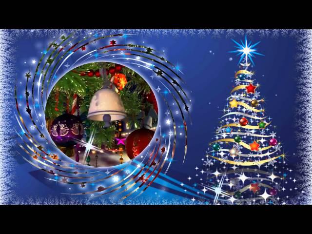 Новогодняя Елка Фон для видеомонтажа HD Video Background Christmas Tree