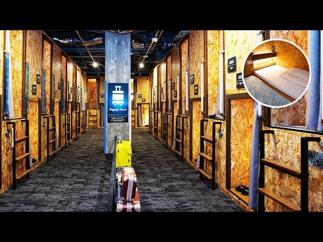 Stayed at a Japan capsule hotel like a secret base ｜eeGee STAY Omiya