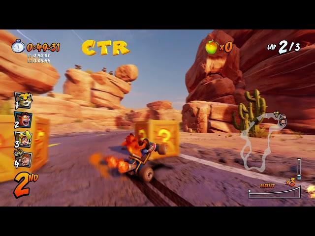 Crash Team Racing "Nitro Fueled": Dingo Canyon (CTR Challenge) [1080 HD]