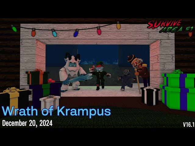 Wrath of Krampus UPDATE TRAILER - Roblox Survive and Kill the Killers in Area 51 !!!
