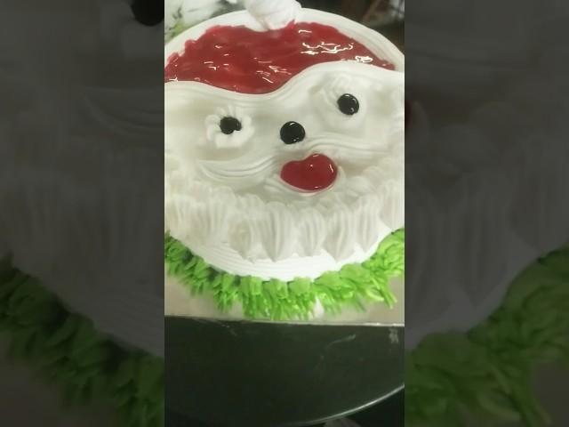 Santa cake Desing Christmas cake recipe ‍ #christmas #cake #cakedecoratingtutorials #chocolate