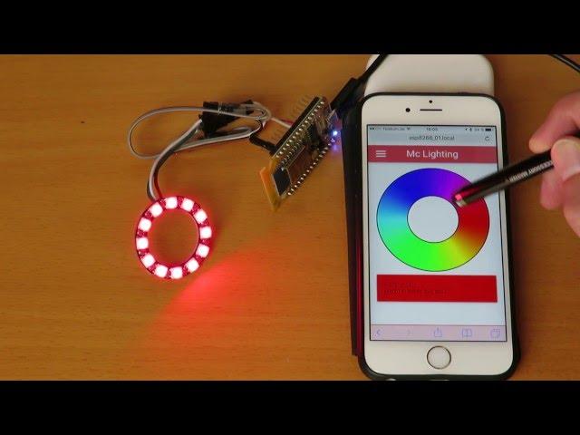 WiFi-SmartLight based on ESP8266, WS2812 with Arduino