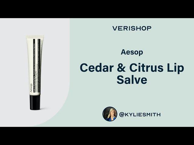 Aesop Cedar & Citrus Lip Salve Review