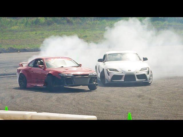 First Drift Event with the Automatic A90 Supra!