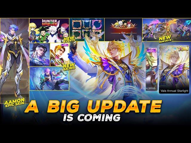 A BIG UPDATE IS COMING | MLBB x HUNTER X HUNTER | STAR WARS & BOUNTY HUNTERS | LOLITA FREE SKIN