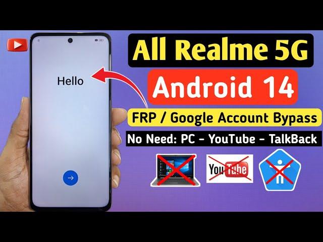 Realme Android 14 Frp Bypass | Without PC| Realme FRP Bypasss