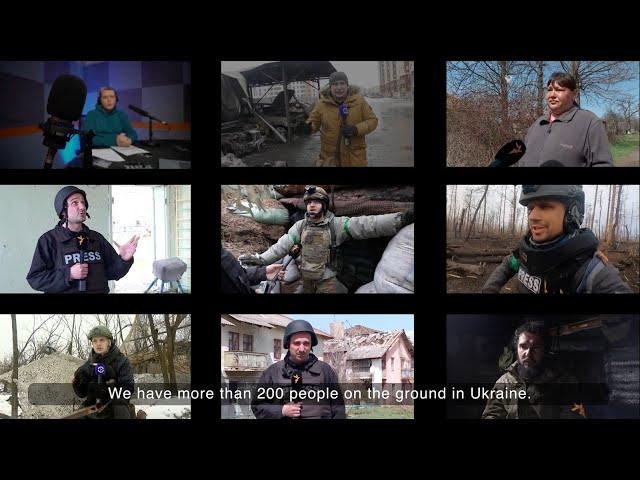 Two Years After Russia's Full-Scale Invasion of Ukraine, RFE/RL Journalists Continue Their Work